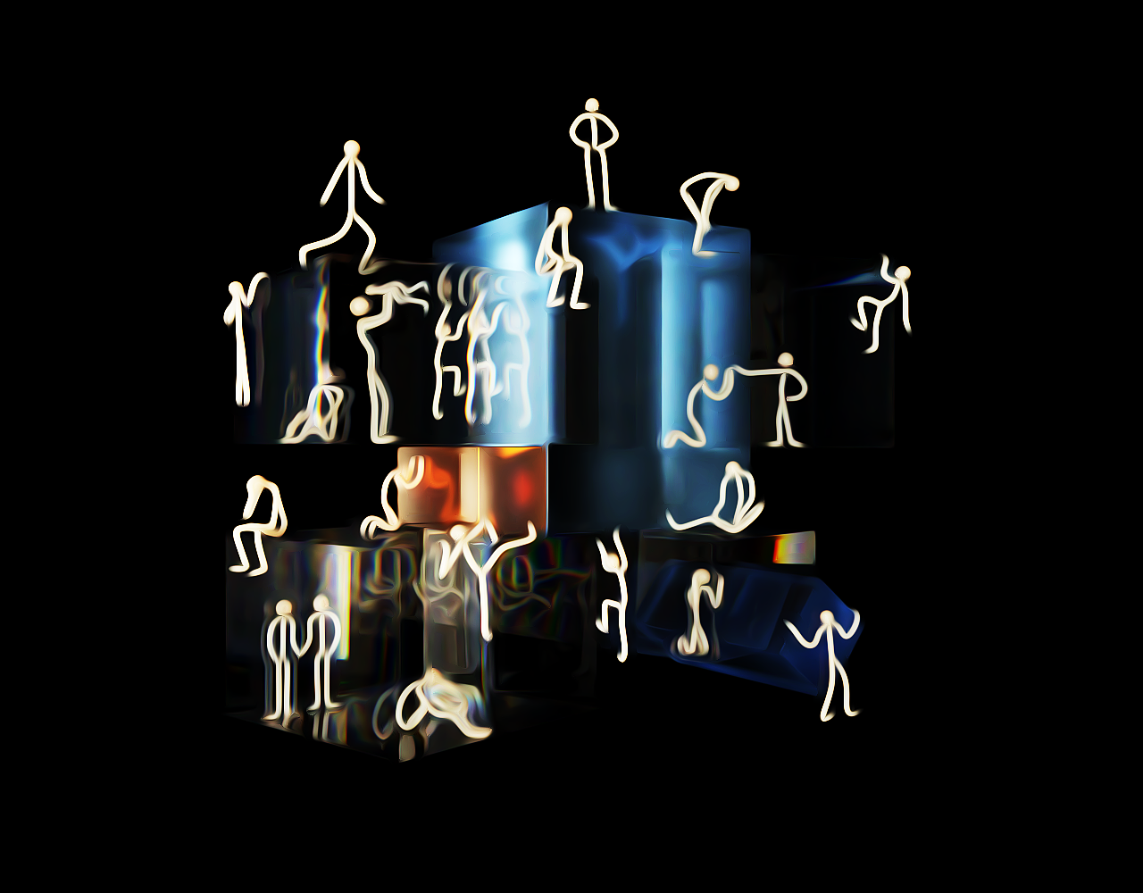 C4D【盒子里的人】（图ZMzMxMDM3NzY4） - 场景 - 站酷设计师炼金术师小玉米原创素材 - 站酷ZCOOL