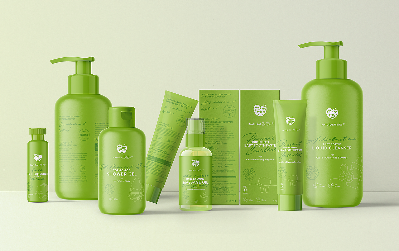 越南婴幼儿洗护产品包装设计（图ZMzY1MTI5ODgw） - 包装 - 站酷设计师UDPonline原创素材 - 站酷ZCOOL