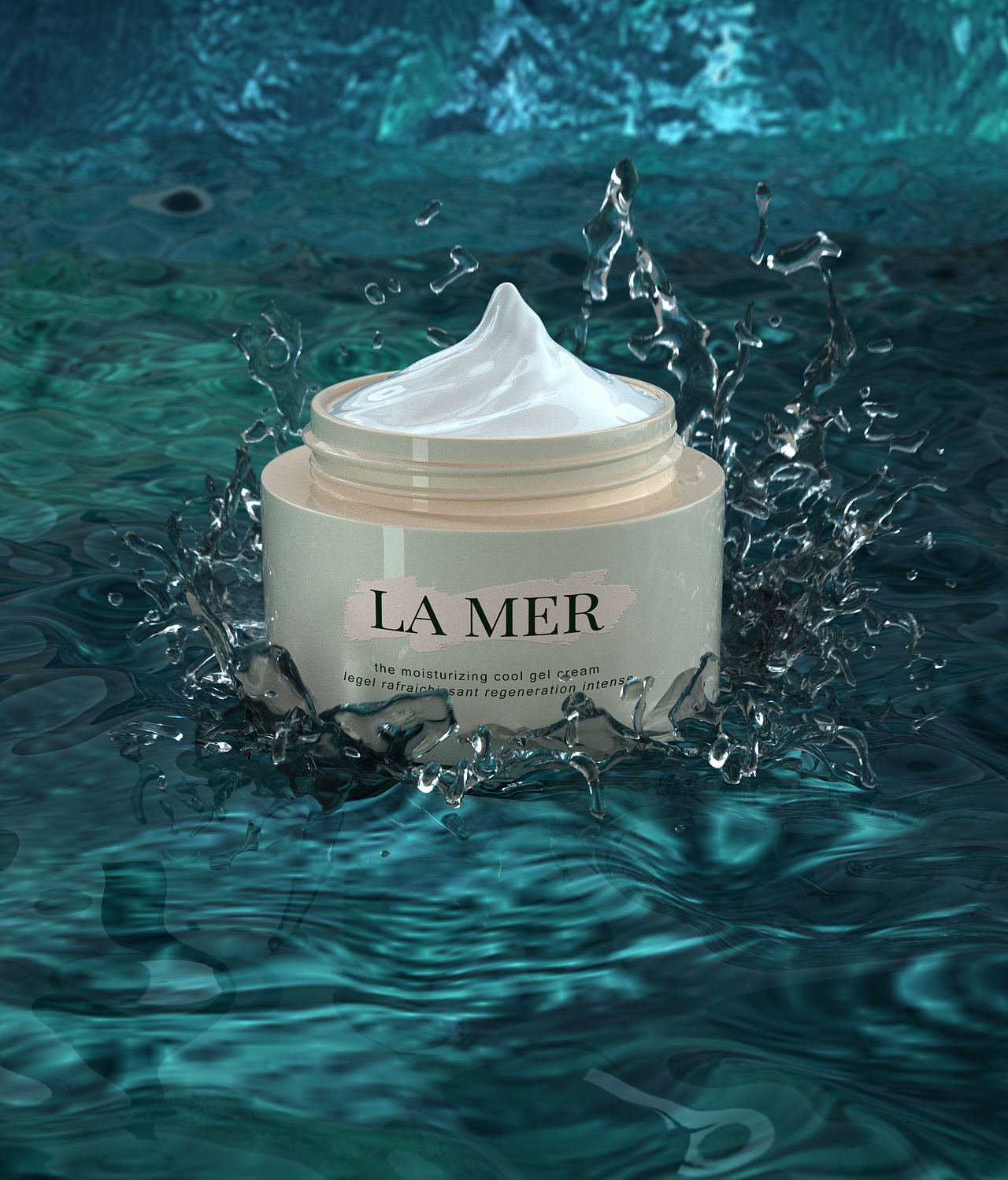 三维护肤品建模及渲染