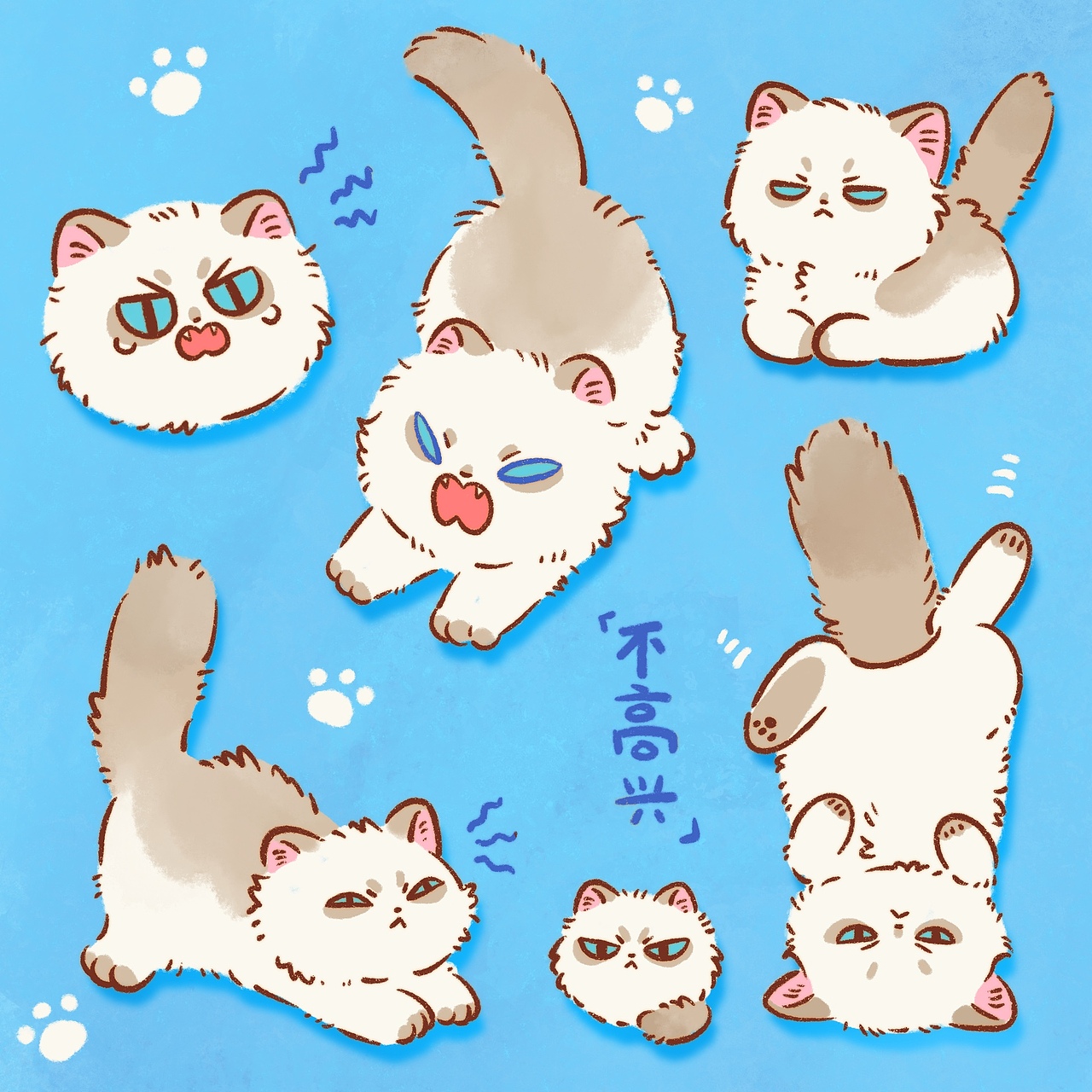 2022的小动物们图图（图ZMzA5ODEyNzUy） - 创作习作 - 站酷设计师肉卷是章鱼原创素材 - 站酷ZCOOL