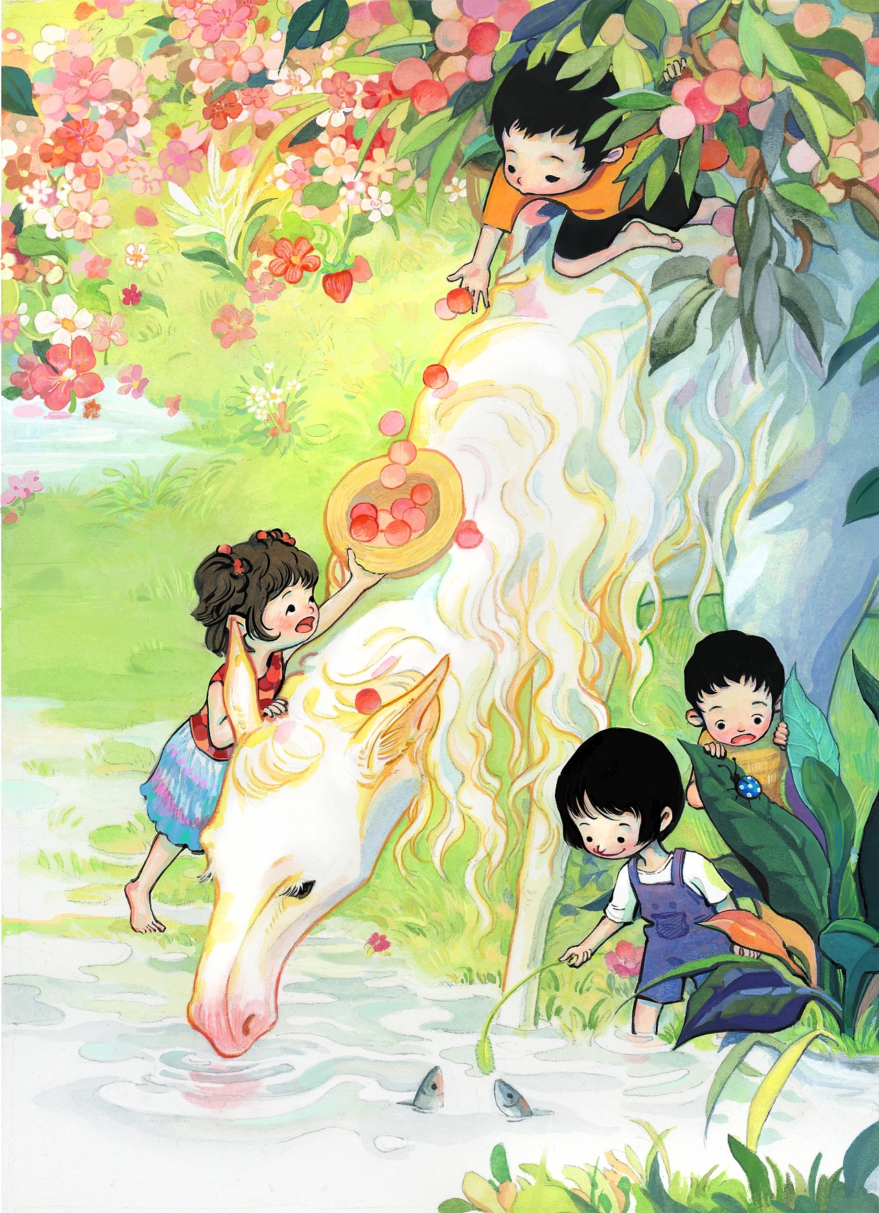 白马（图ZMzYxMTY1NzQw） - 儿童插画 - 站酷设计师Ei君原创素材 - 站酷ZCOOL