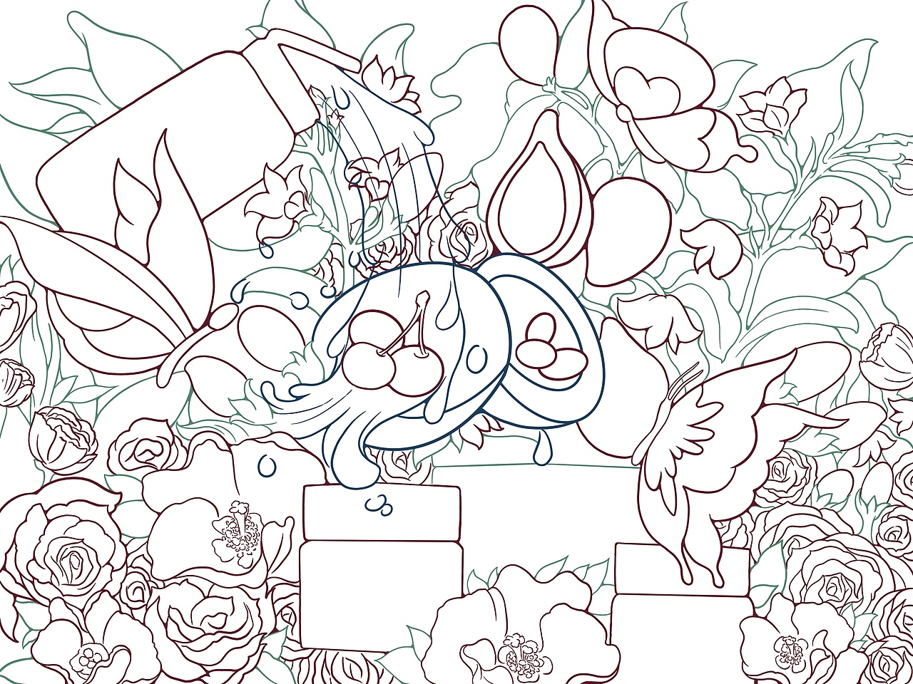 「好食肌长绽放」myCLARINS【美肌植愈记】（图ZMzQ3NDI4NDIw） - 海报 - 站酷设计师颂乐Le原创素材 - 站酷ZCOOL