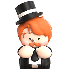 周大肠IP形象|3D表情包设计