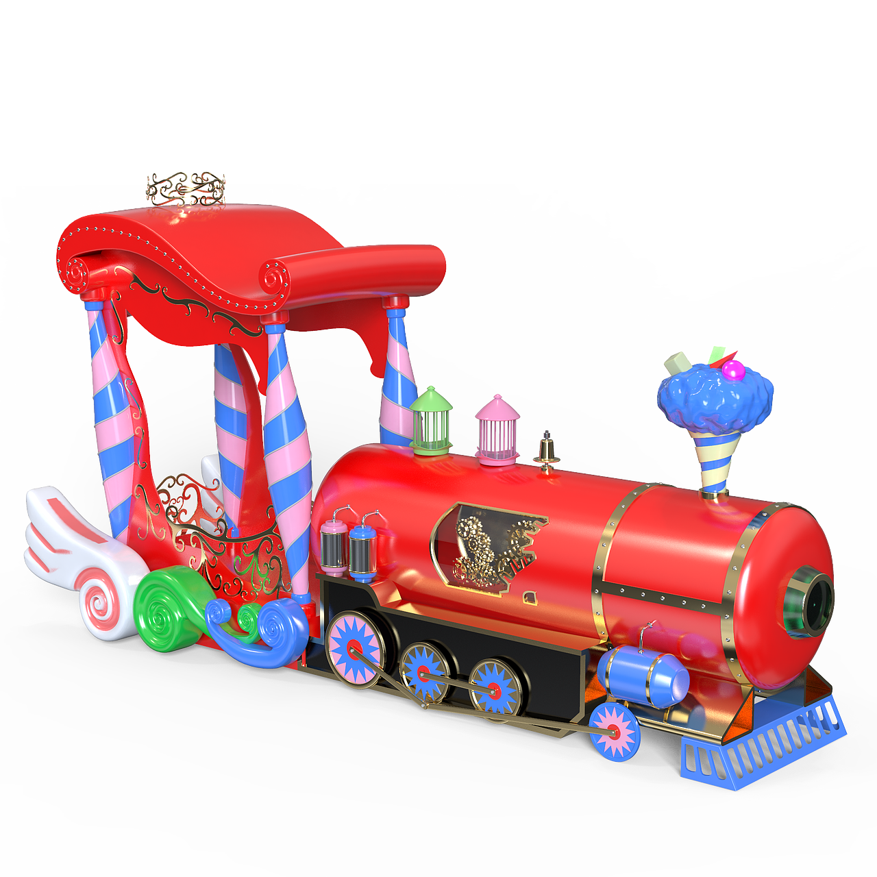 测试临摹小火车~