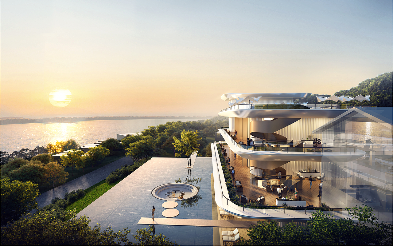 三亚酒店设计（图ZMzE1MTUxNTY4） - 酒店餐饮设计 - 站酷设计师设计本质空间原创素材 - 站酷ZCOOL