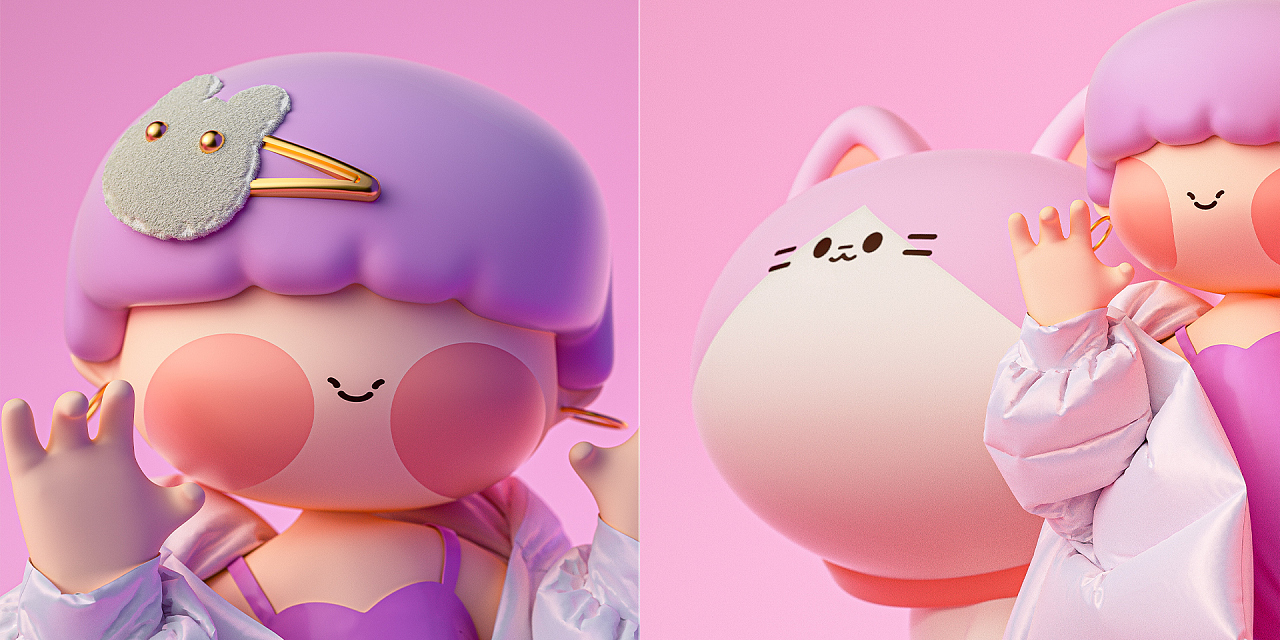 BIG CAT&LORI Characters 2.0-大猫女孩系列