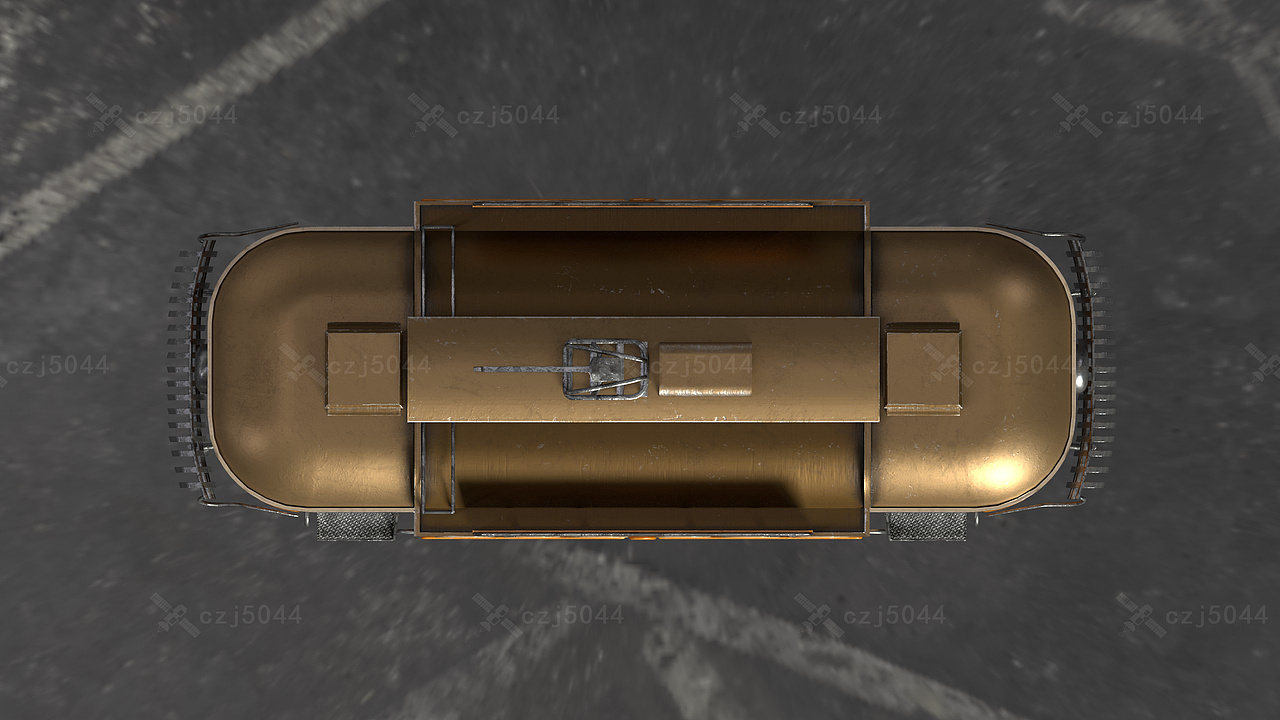 西欧巴士Bus 写实次世代 三维建模