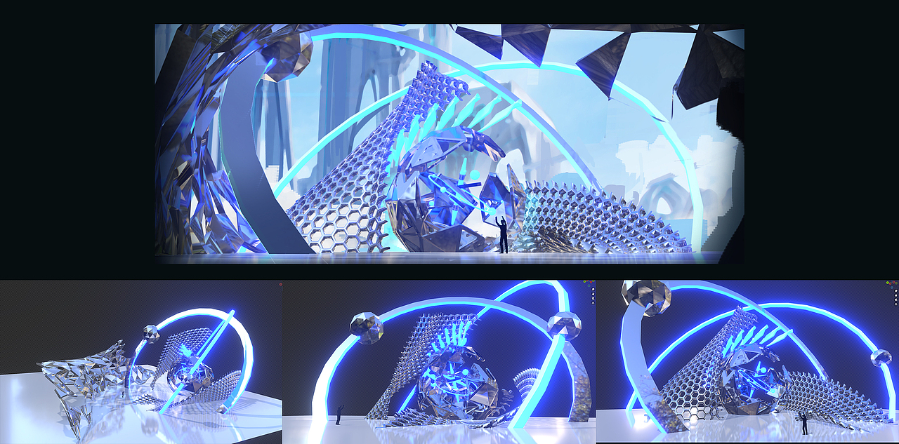 V-club虚拟现实场景概念