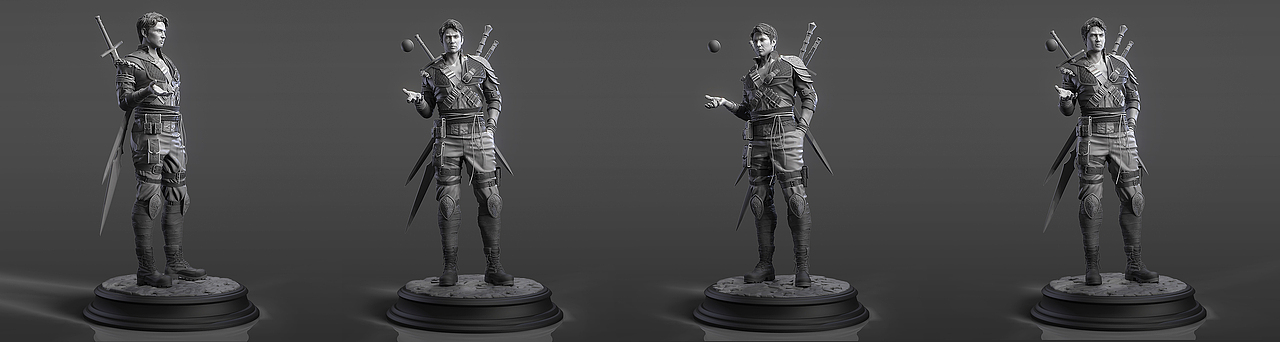 次世代 中世纪 男角色___孙同学作品