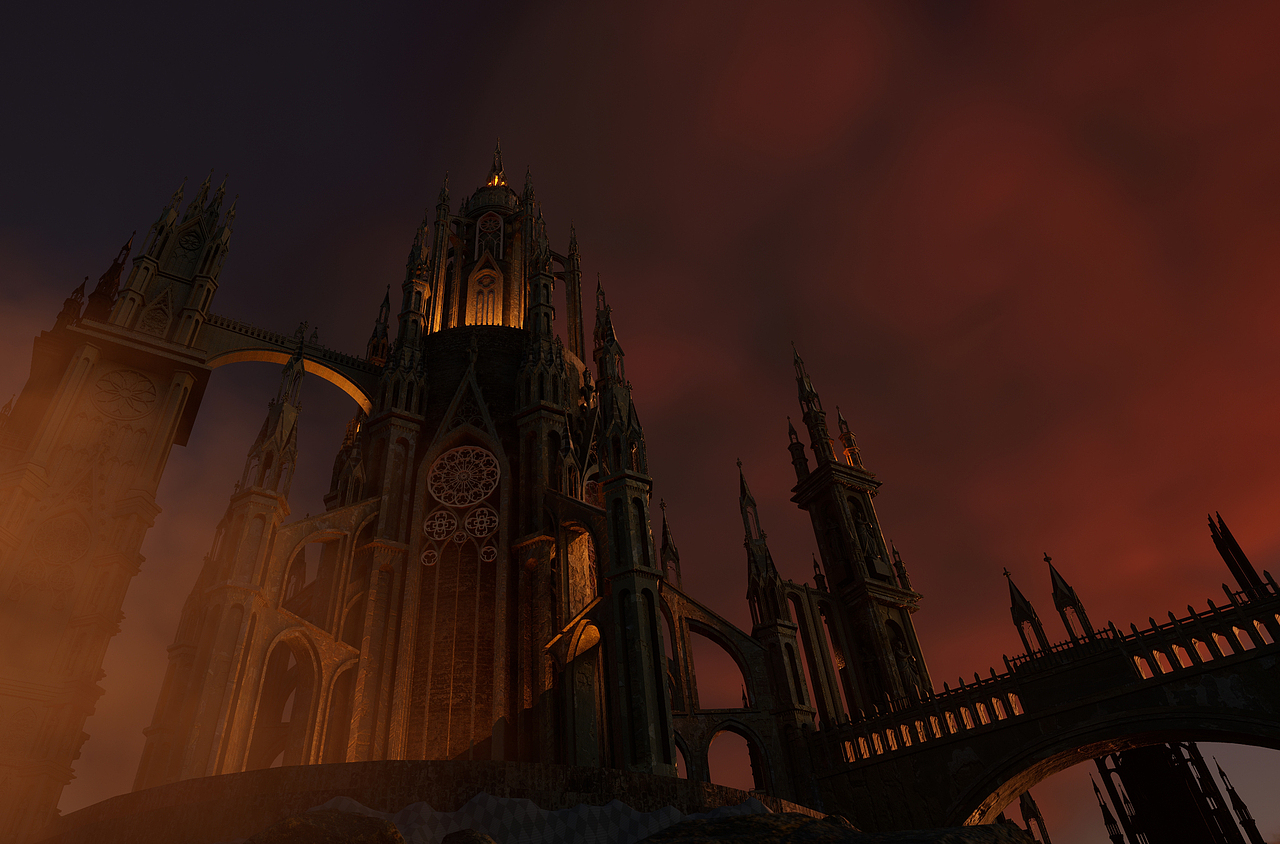 哥特建筑场景建模渲染（图ZMzM2MDc1OTE2） - 场景 - 站酷设计师Mola翻车鱼原创素材 - 站酷ZCOOL
