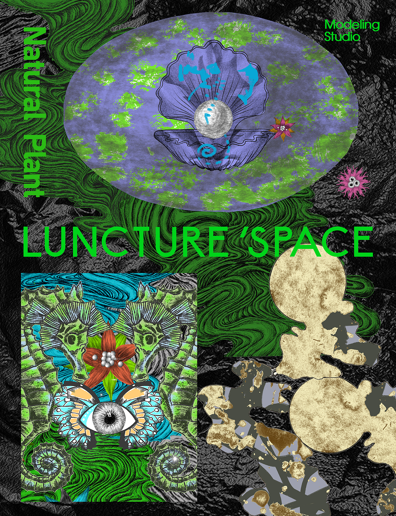 《LUNCTURE SPACE》烫染护理品牌设计（图ZMzIyMTU2NzEy） - 品牌 - 站酷设计师你好大海品牌设计原创素材 - 站酷ZCOOL