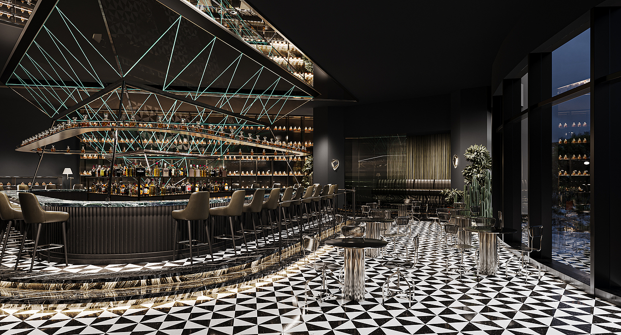 酒吧（图ZMzE5MTU5MzQw） - 商业空间设计 - 站酷设计师方芳方原创素材 - 站酷ZCOOL
