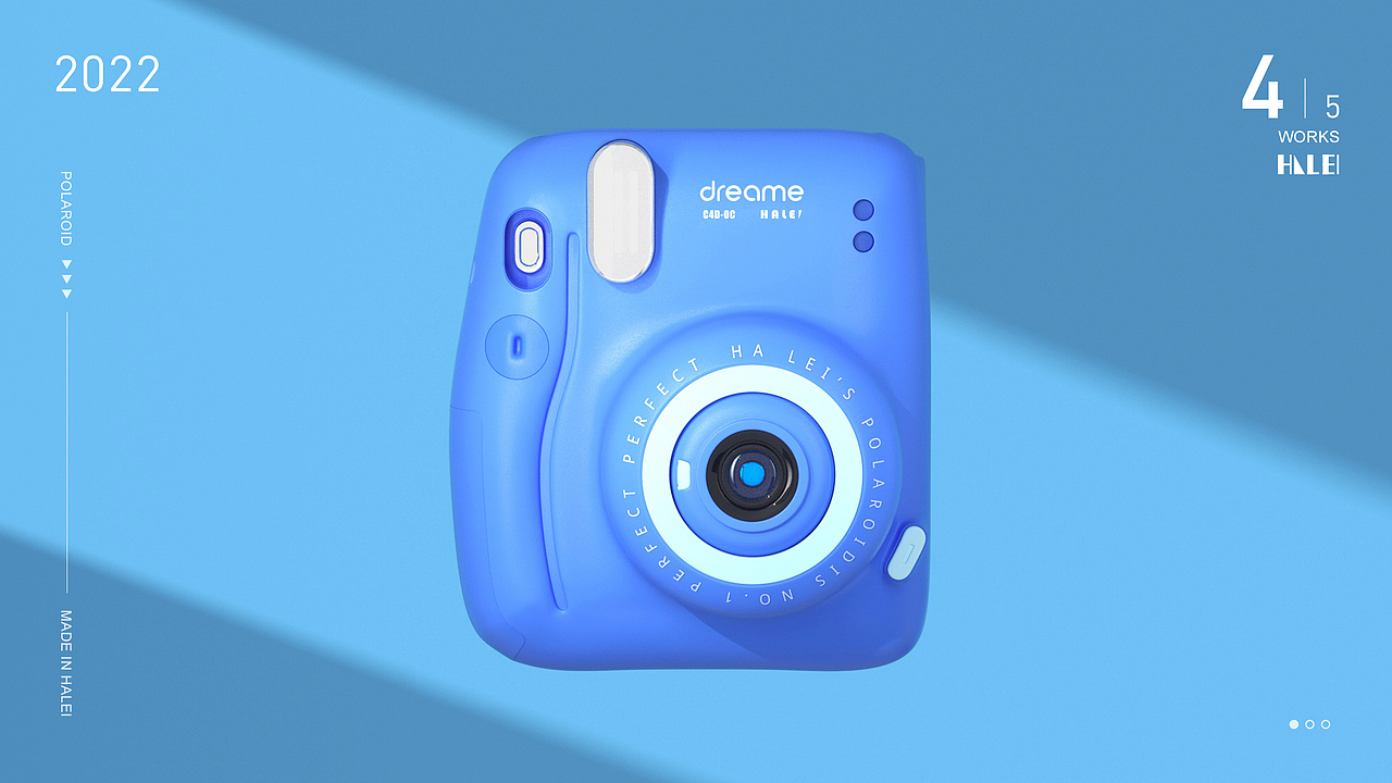 POLAROID》拍立得产品建模渲染作品-学生作业（图ZMjk2NjM3Nzc2） - 产品 - 站酷设计师某童鞋原创素材 - 站酷ZCOOL