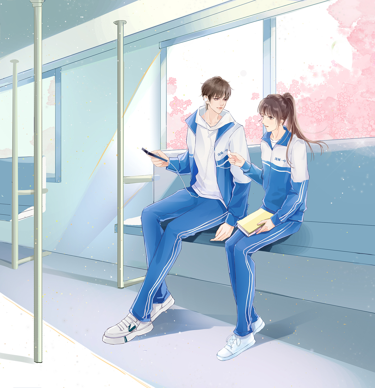 校园（图ZMzQxNTk0MjE2） - 商业插画 - 站酷设计师赤晴CHi原创素材 - 站酷ZCOOL