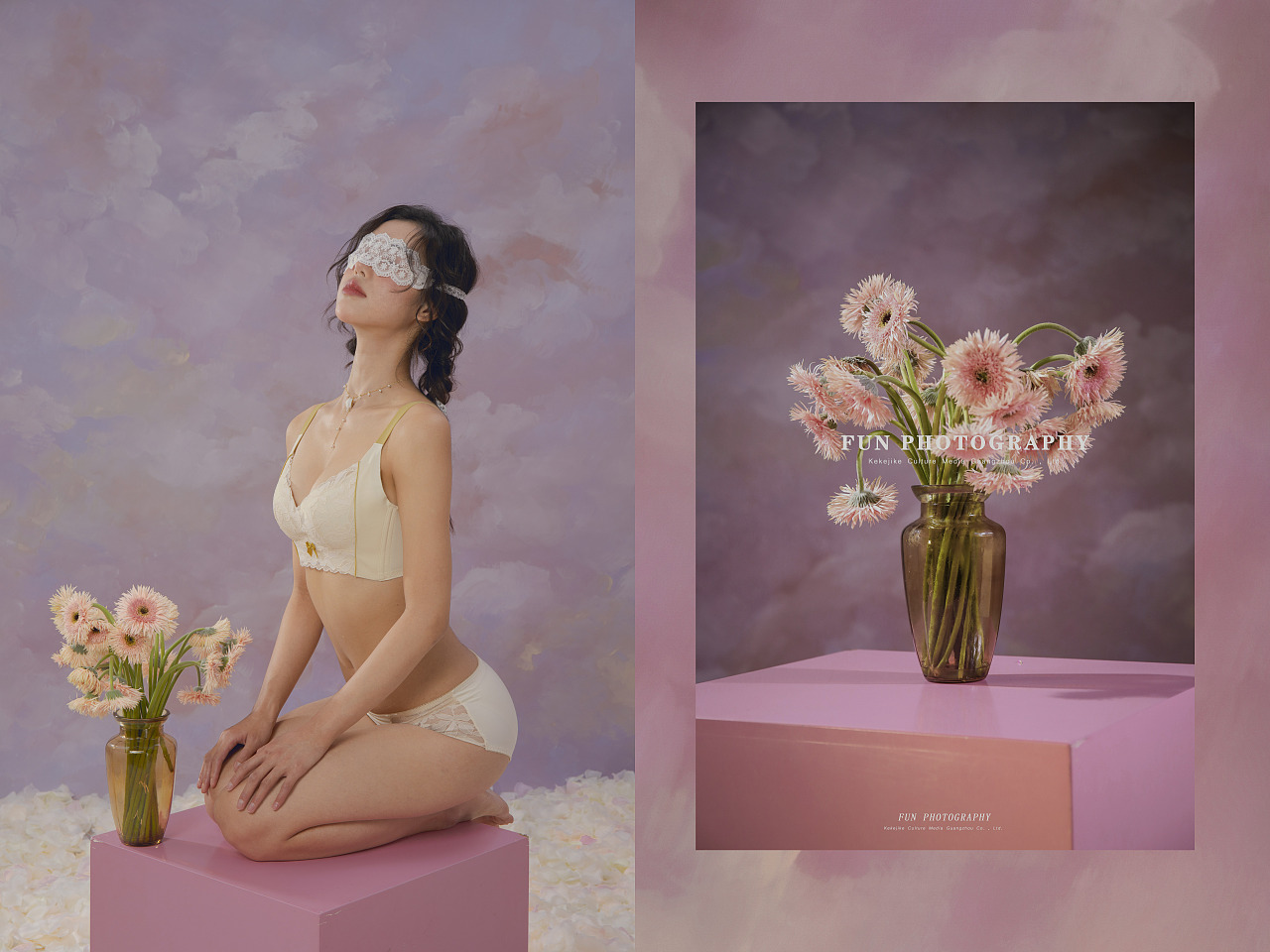 内衣拍摄 ▏花海▪游离（图ZMzAzMTkxMzA4） - 产品摄影 - 站酷设计师巫狄龙原创素材 - 站酷ZCOOL