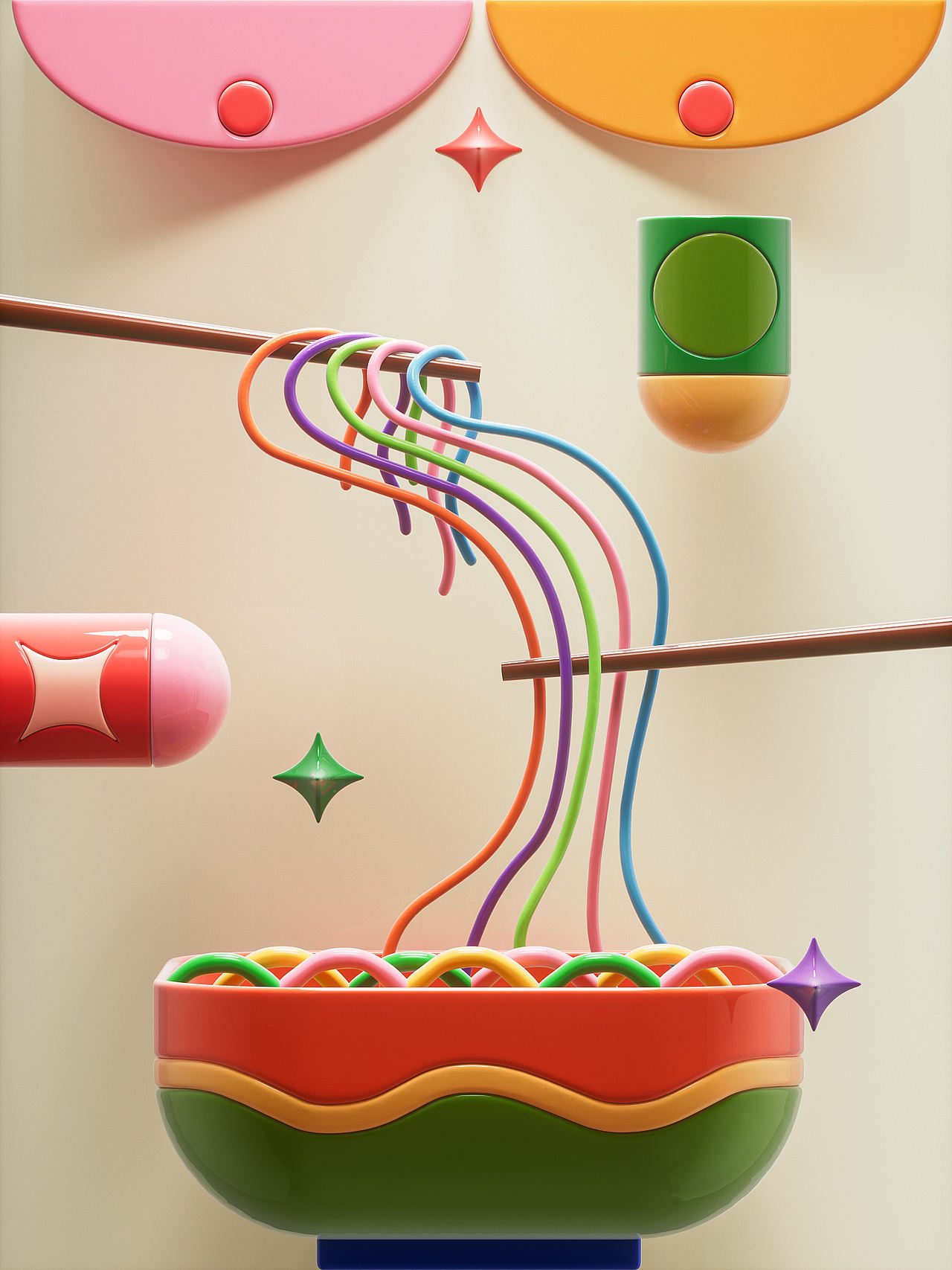 Posterlife 2023 3D v4（图ZMzQzMTEyMTky） - 其他三维 - 站酷设计师周周的奇妙冒险原创素材 - 站酷ZCOOL