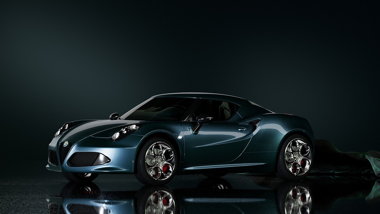 阿尔法罗密欧汽车渲染（图ZMzM2Mjc0MDg0） - 产品 - 站酷设计师曾见笑原创素材 - 站酷ZCOOL