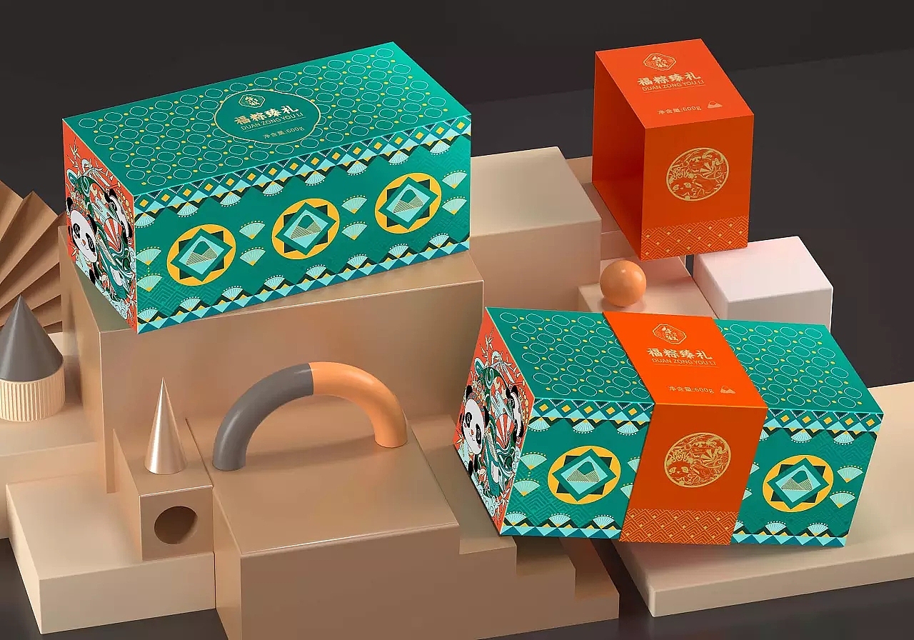 颐瑞华诚 x 巨灵设计 端午节粽子礼盒包装设计