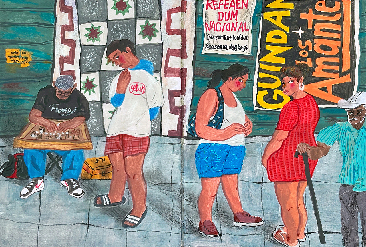 大合集最近的插画有点杂…