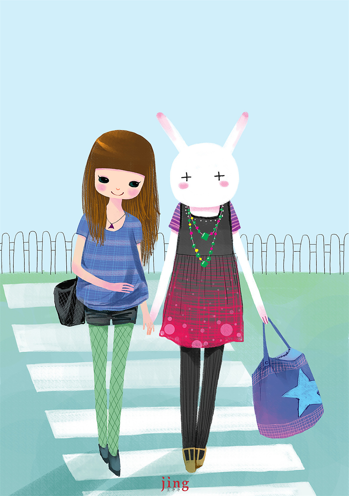 兔年插画-68幅艾玩兔服饰设计时尚插画（图ZMzExNTE5NDIw） - 创作习作 - 站酷设计师画儿晴天原创素材 - 站酷ZCOOL