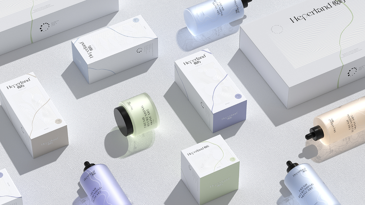 肌肤护理/美妆类-品牌VI&包装视觉设计（图ZMzM0OTA1NTA0） - 品牌 - 站酷设计师思悟品牌设计原创素材 - 站酷ZCOOL