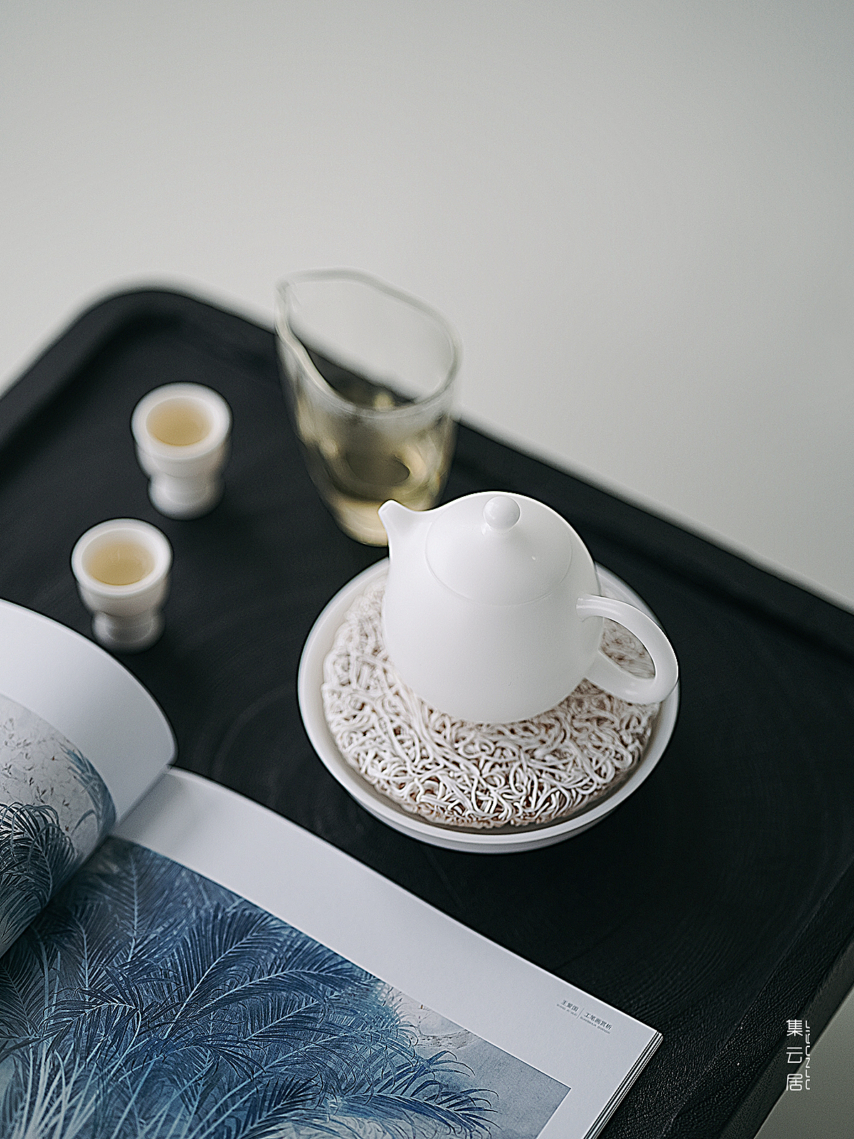 德化白·冰种玉瓷·龙蛋壶·禅定杯