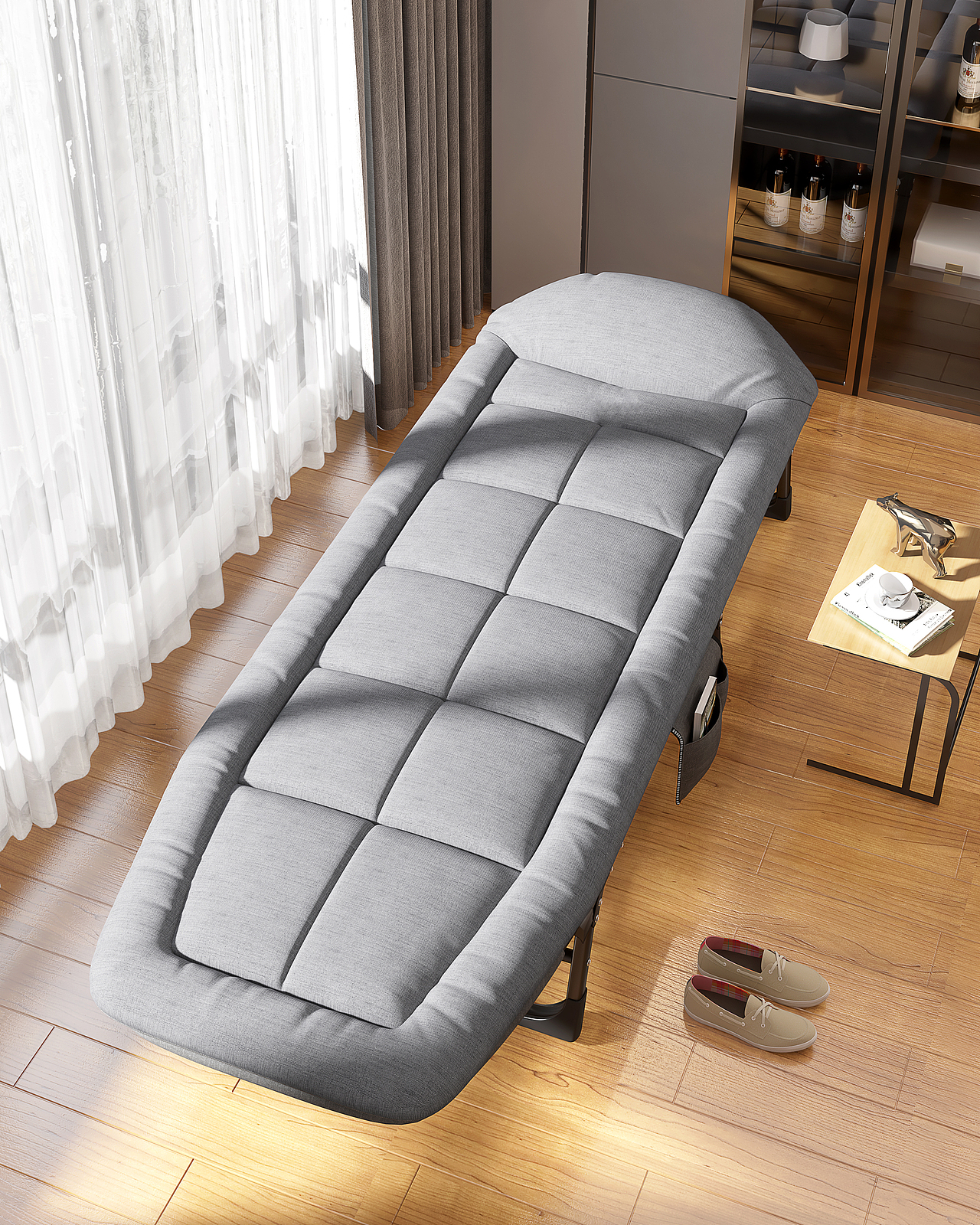 午休折叠床建模渲染详情制作（图ZMzA3NjIwODI4） - 电商 - 站酷设计师3D建模渲染Sam原创素材 - 站酷ZCOOL