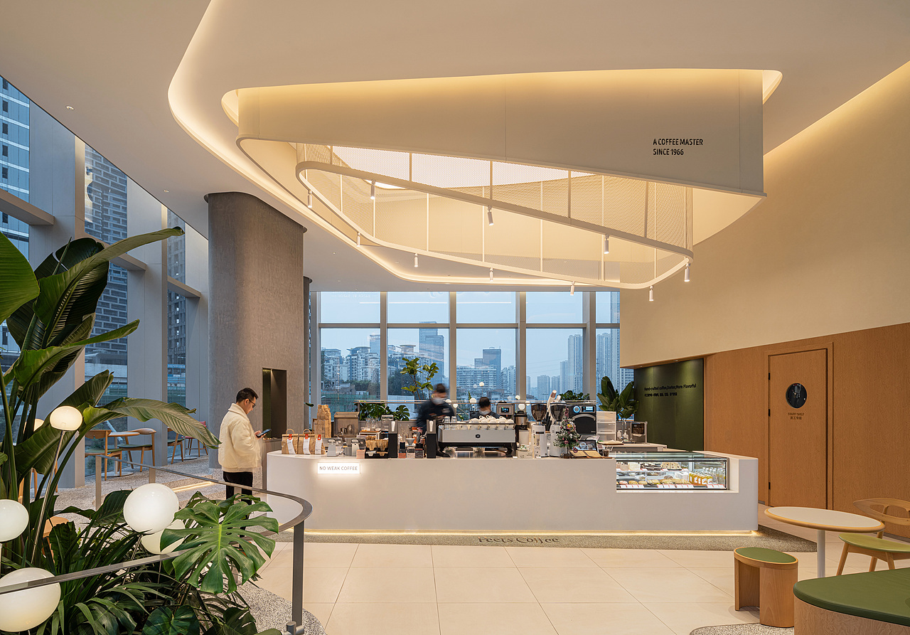 Peet‘s皮爷咖啡重庆IFS·共享山城（图ZMzcwOTI3OTUy） - 商业空间设计 - 站酷设计师UND设计事务所原创素材 - 站酷ZCOOL