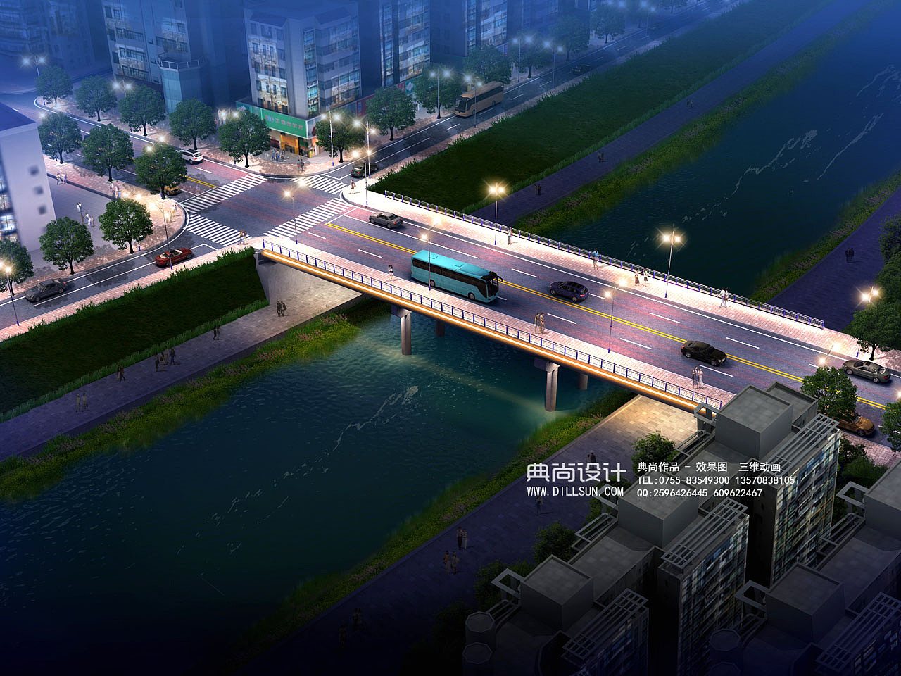 桥梁设计效果图 3