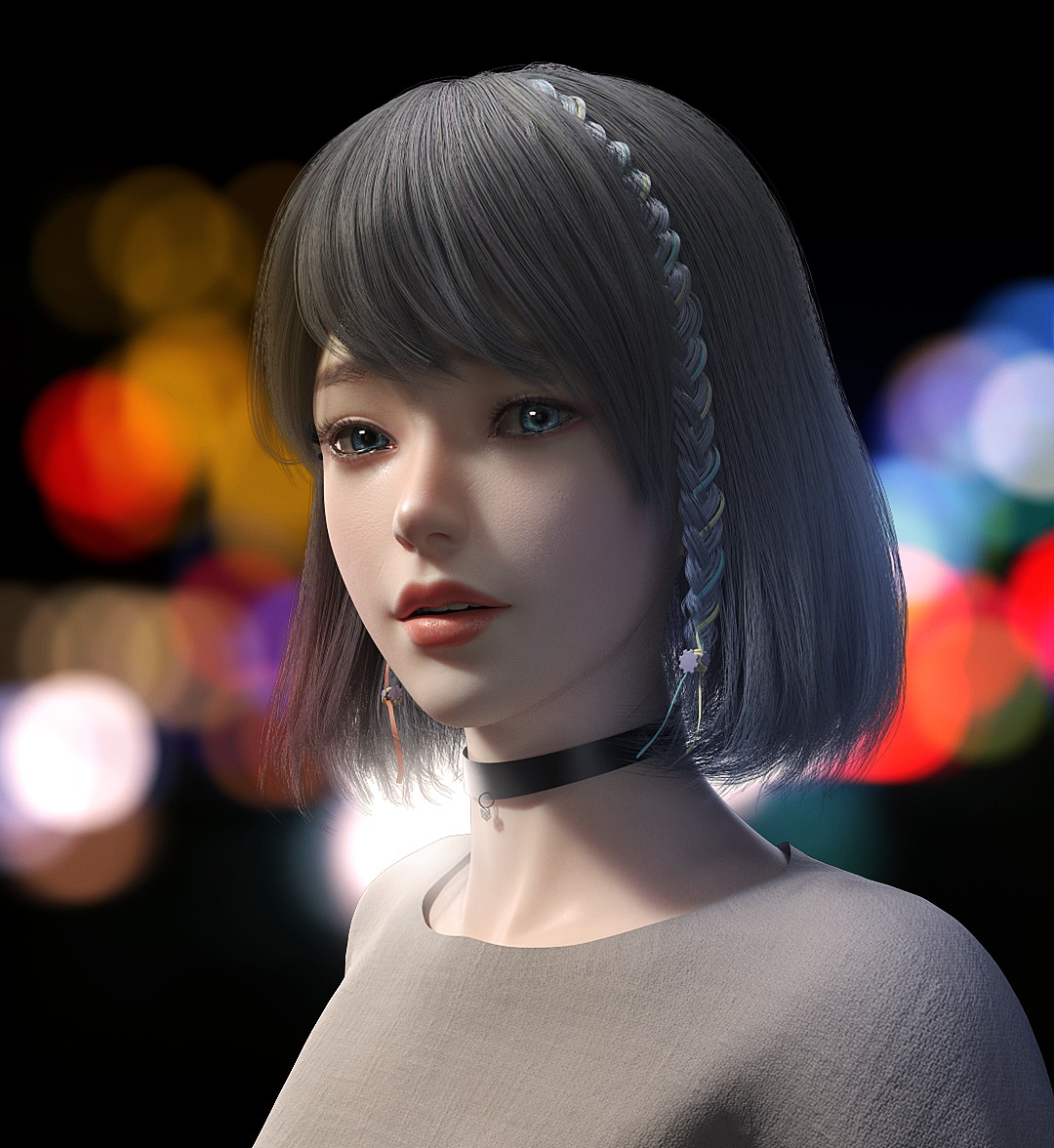 虚拟偶像-纤纤|Virtual Idol-Xian(版权已转让)