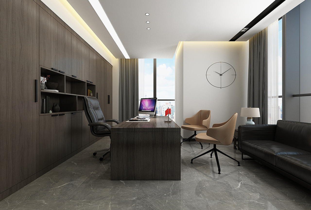 银川办公室装修设计效果图|银川装修公司