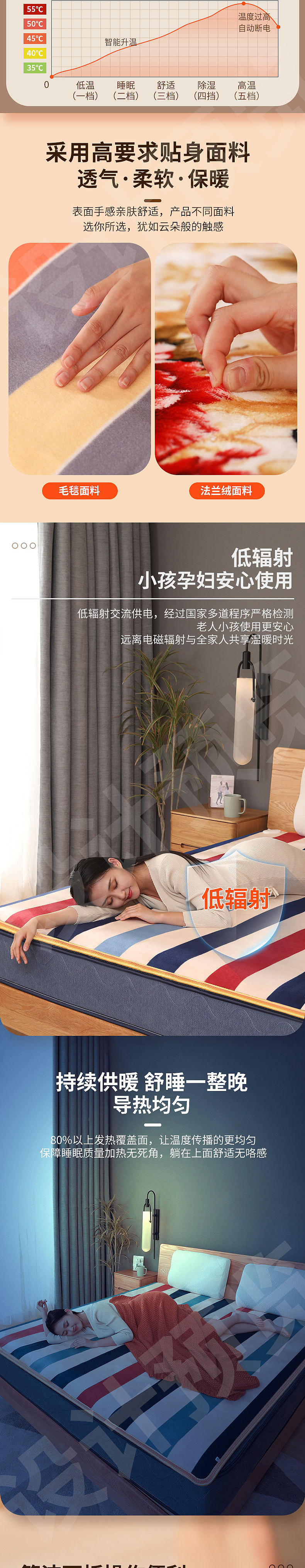 电热毯详情页2