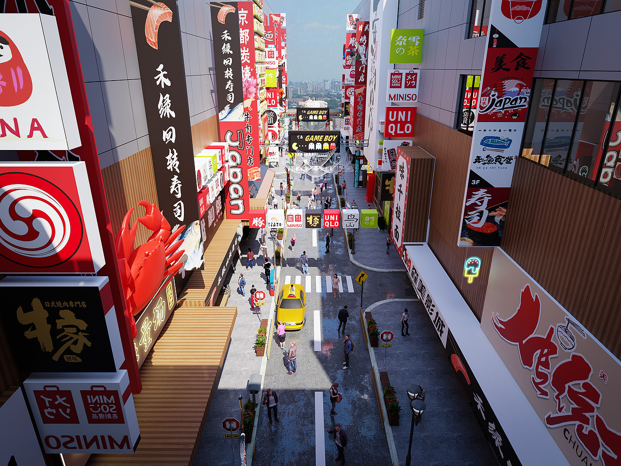 莆田益田假日世界（图ZMzA0NTI0MzI4） - 商业空间设计 - 站酷设计师xc1988原创素材 - 站酷ZCOOL