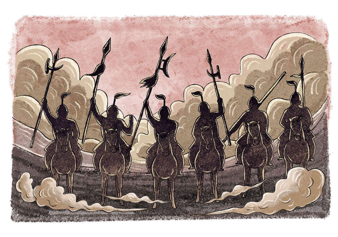 【古风插画】四川教育出版社-国学古诗词项目-合集2