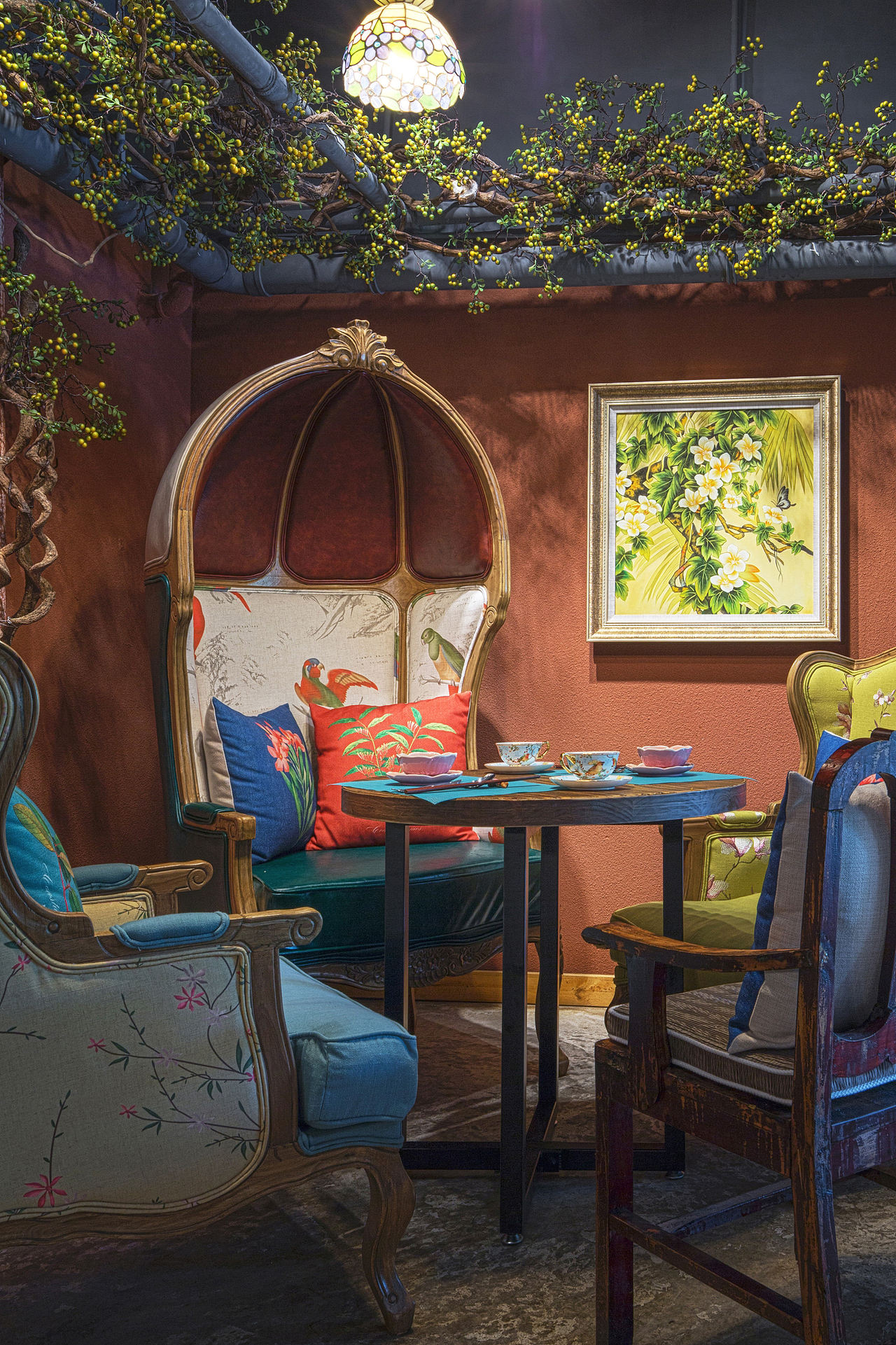 花园主题餐厅（图ZMzEzOTc0OTEy） - 酒店餐饮设计 - 站酷设计师51工装原创素材 - 站酷ZCOOL