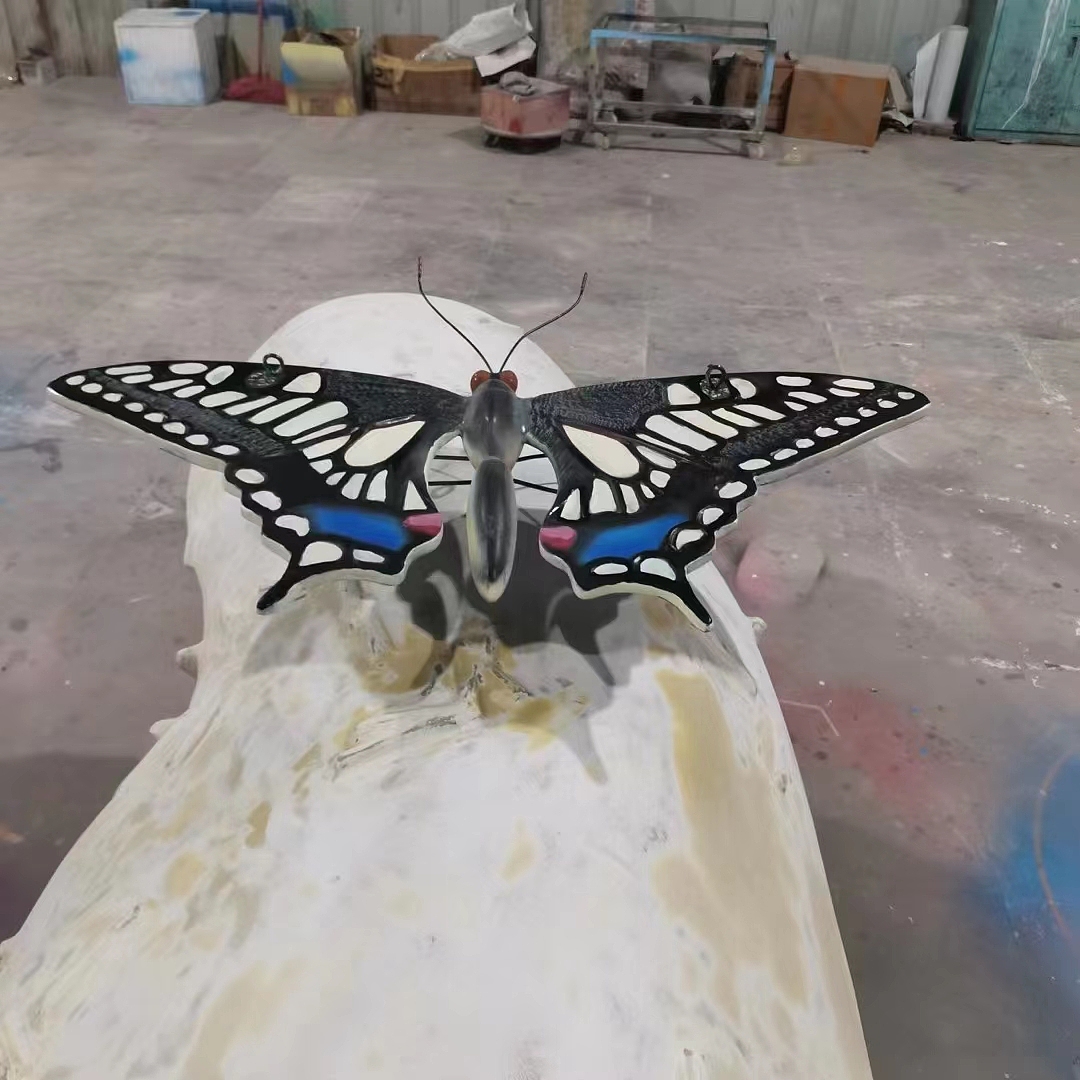 仿真蝴蝶模型 花园小区学校绿地仿真昆虫摆件