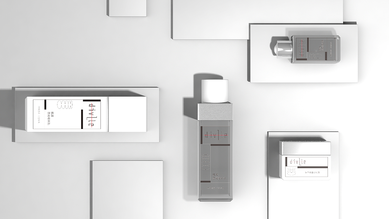 DIVLLE肌源美白系列｜护肤品包装设计（图ZMzEwOTA2NTUy） - 包装 - 站酷设计师吃饱睡不饱原创素材 - 站酷ZCOOL