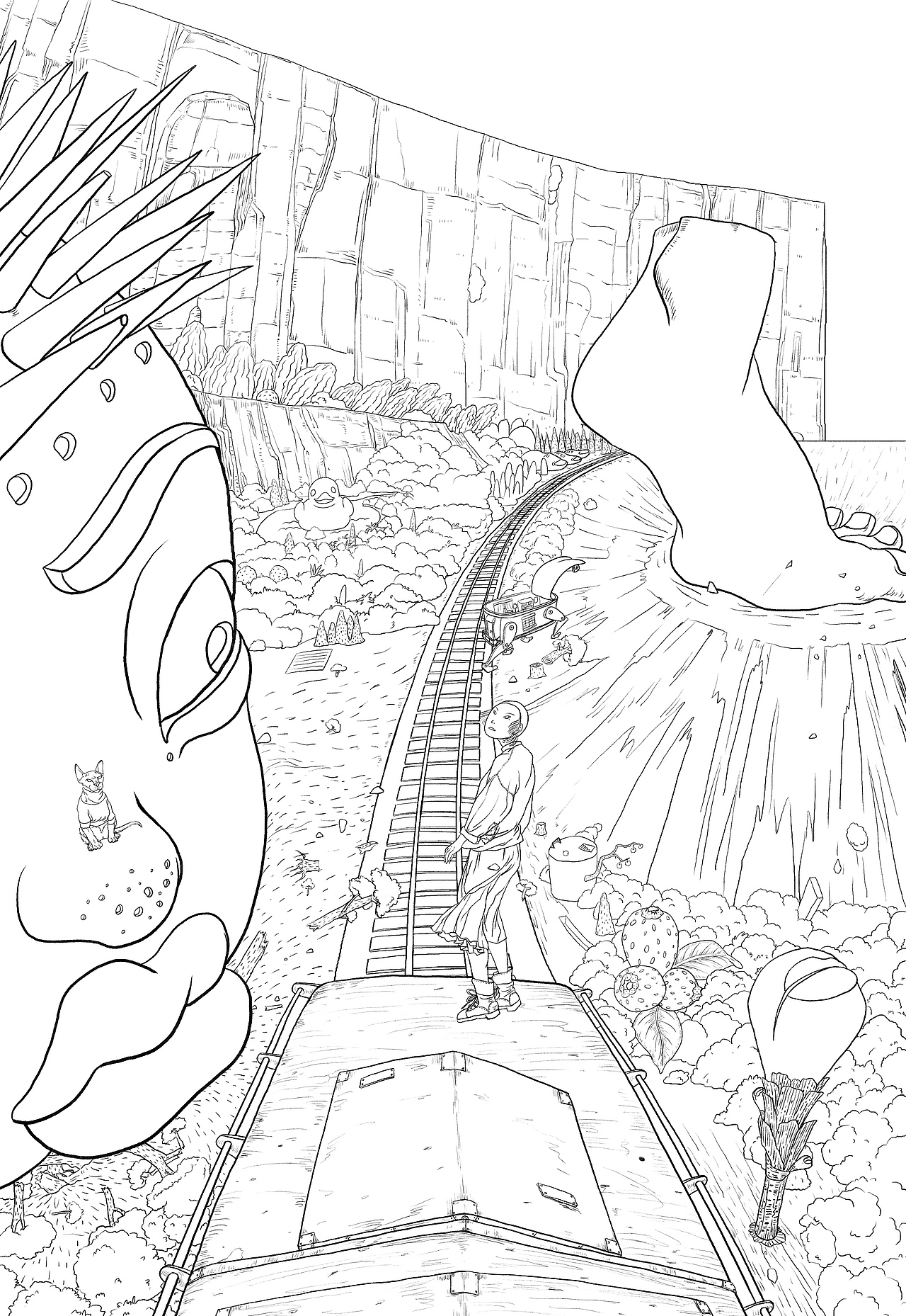 zoe插画 | 在车顶上流浪，我想出发（图ZMjk2NjA3NTY4） - 新锐潮流插画 - 站酷设计师未平pw原创素材 - 站酷ZCOOL