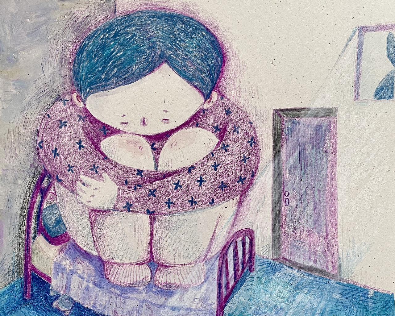 外面的世界，里面的人（圖ZMzA2MDY3MTYw） - 藝術(shù)插畫 - 站酷設(shè)計師pupuunreal原創(chuàng)素材 - 站酷ZCOOL