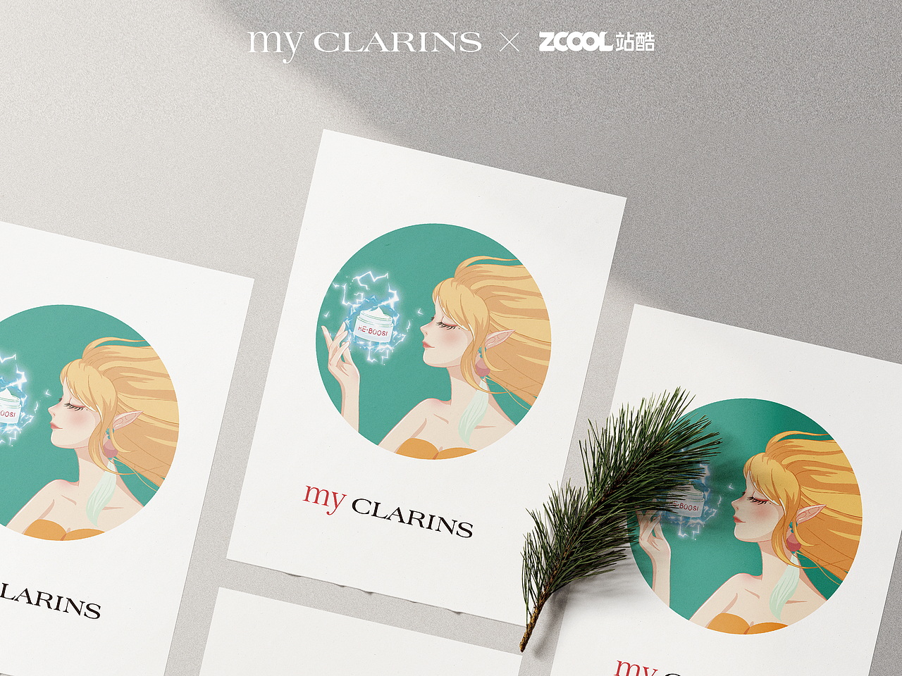 my CLARINS 寻找天然好食肌 X 精灵的魔法（图ZMjk4NDczMjA4） - 海报 - 站酷设计师胖胖胖雅原创素材 - 站酷ZCOOL