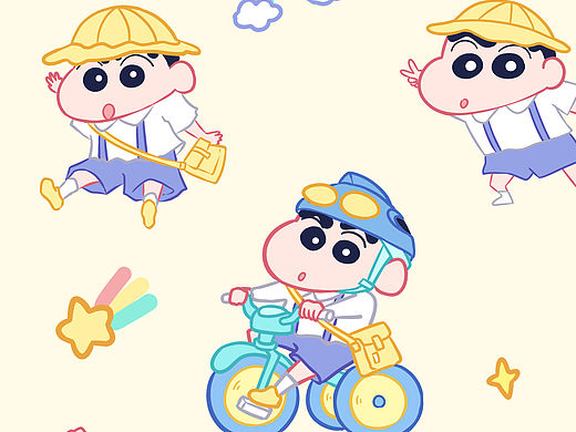 蜡笔小新同人卡通壁纸插画图集