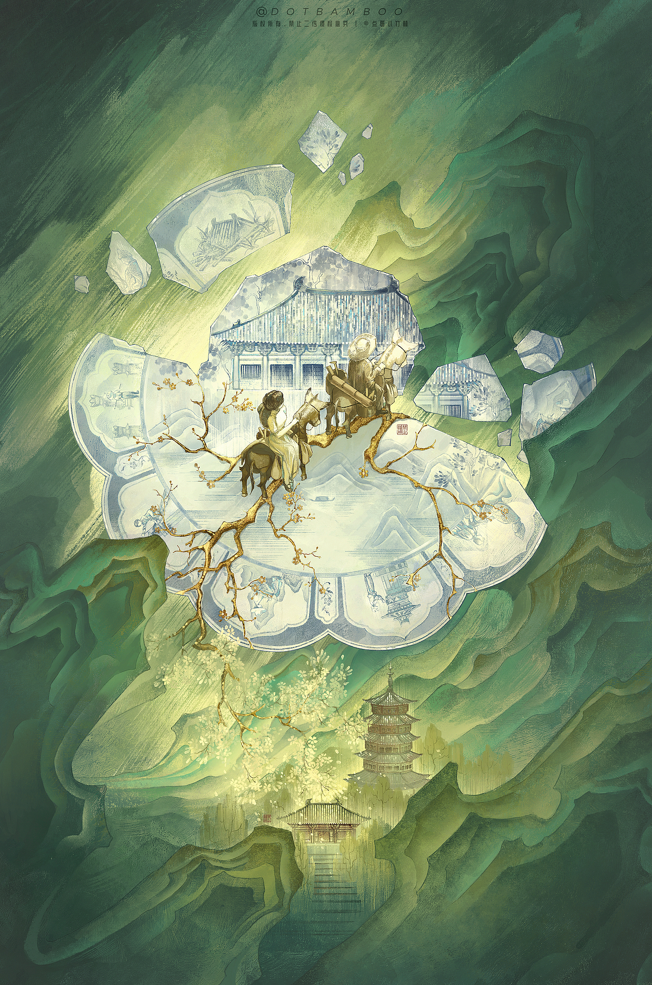 尋唐 | 重走梁林路插畫版（圖ZMzcwMjIyOTQ4） - 商業(yè)插畫 - 站酷設(shè)計(jì)師點(diǎn)哥小竹林原創(chuàng)素材 - 站酷ZCOOL