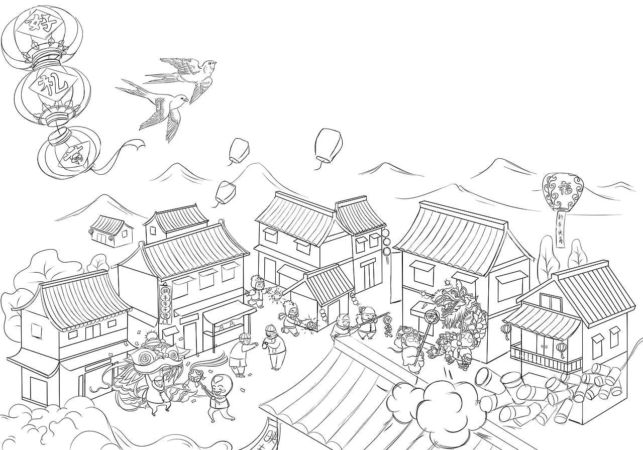 年节礼盒插画（图ZMzExNjEzOTEy） - 商业插画 - 站酷设计师食品包装王菲原创素材 - 站酷ZCOOL