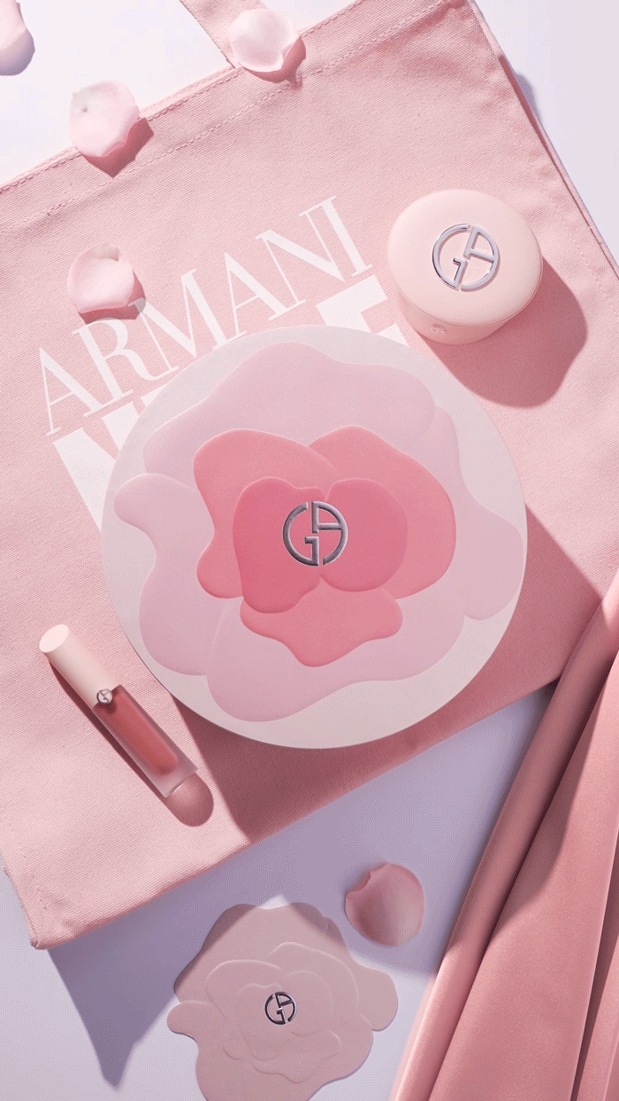 阿玛尼唇釉气垫礼盒  ✖  美妆拍摄