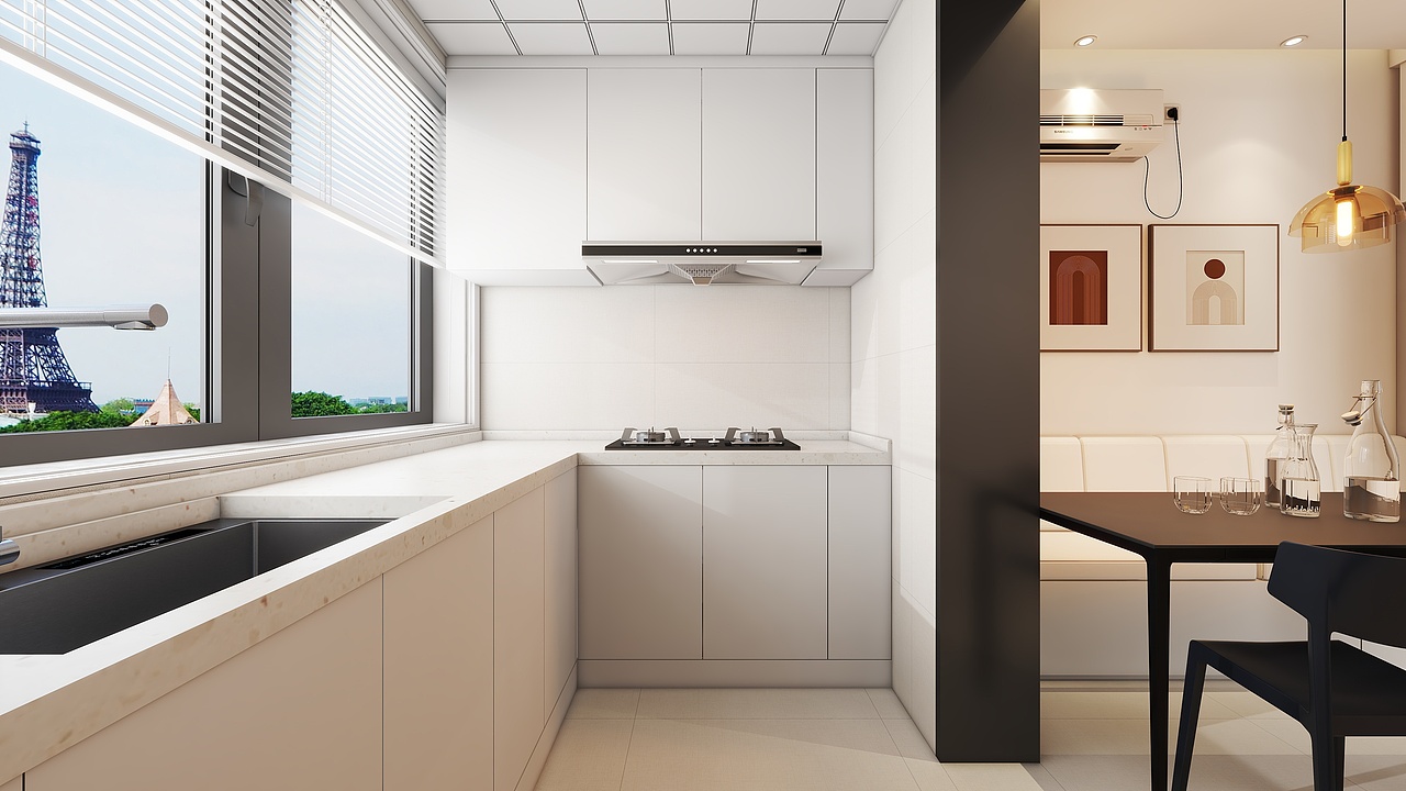 同乐路10号院现代简约94㎡2室