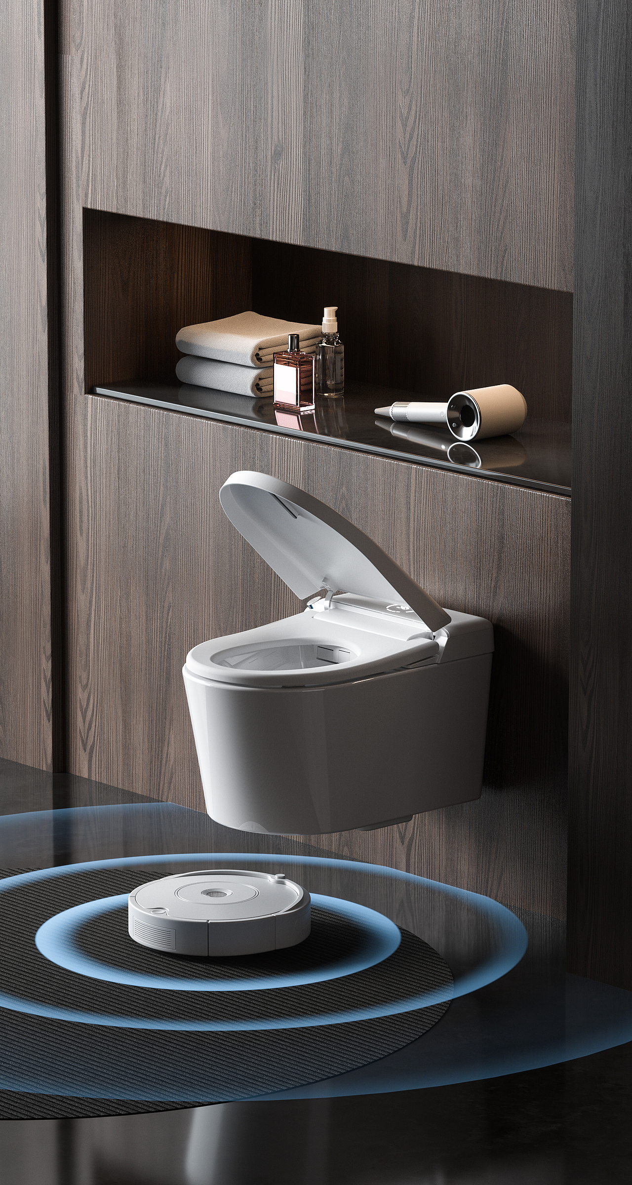 随便发发 挂壁马桶&智能马桶渲染表现（图ZMzEzMjYwNjQ4） - 产品 - 站酷设计师林致渠原创素材 - 站酷ZCOOL