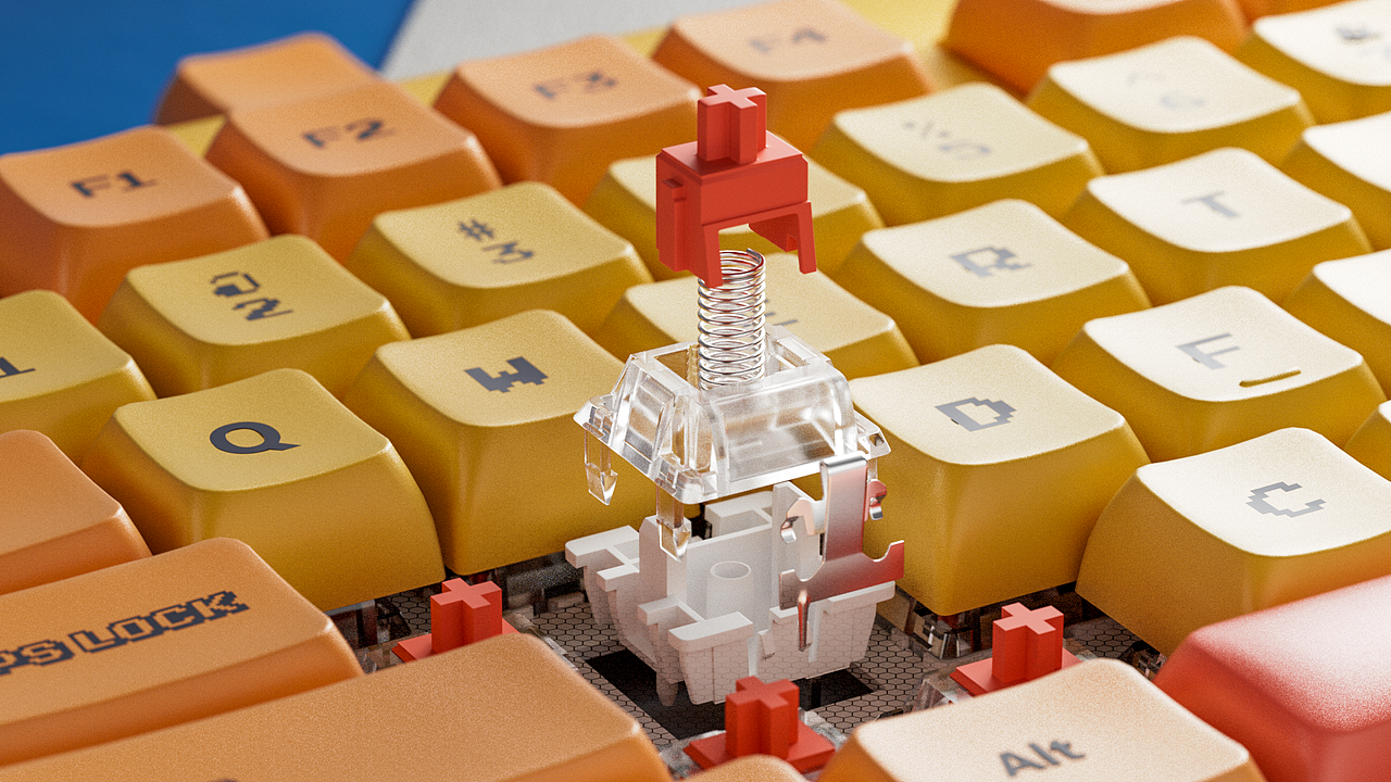 一组键盘渲染（图ZMzY2NTk4NTQ4） - 产品 - 站酷设计师春江花月明原创素材 - 站酷ZCOOL