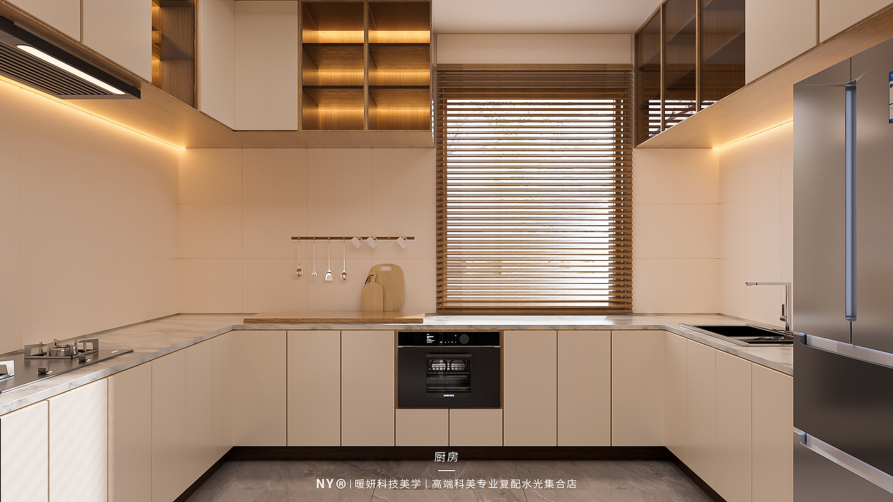 奶油风家居美容院120㎡