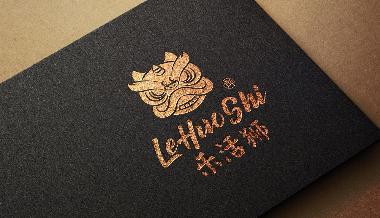 乐活狮logo设计