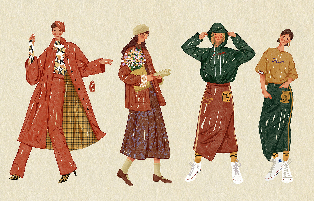 速写练习（图ZMzYwMTU3NTQ4） - 商业插画 - 站酷设计师洛洛西ya原创素材 - 站酷ZCOOL